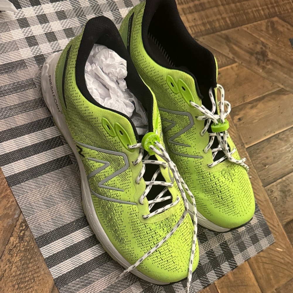 New Balance Lime Green Athletic Sneakers